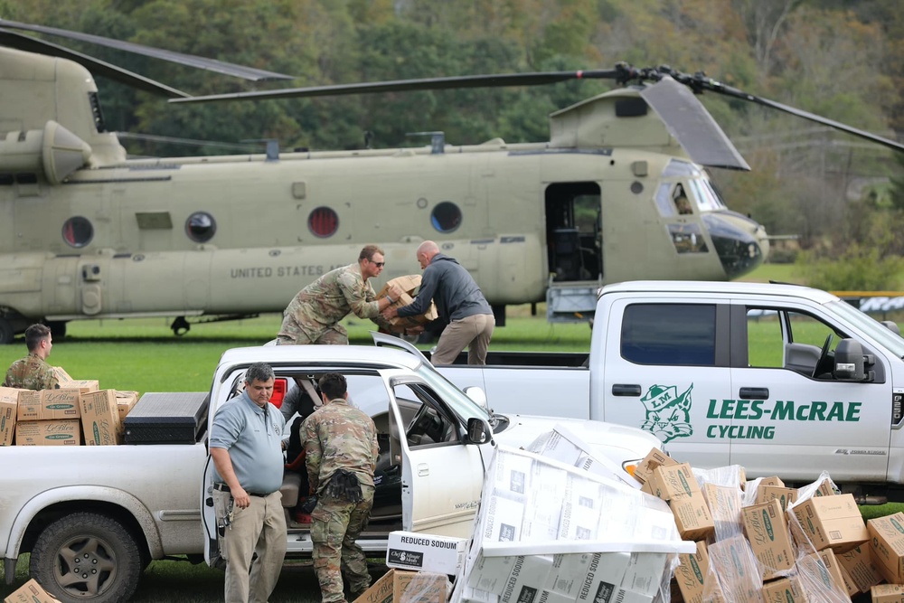 NC National Guard Responds to Tropical Storm Helene