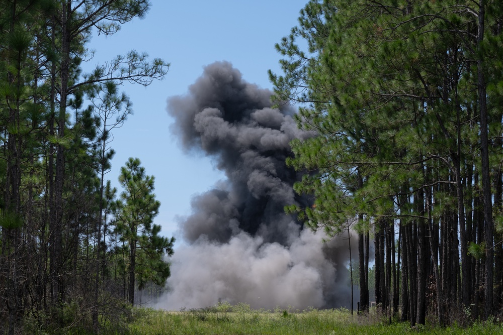 RED HORSE Practices the Art of Explosives and Safety