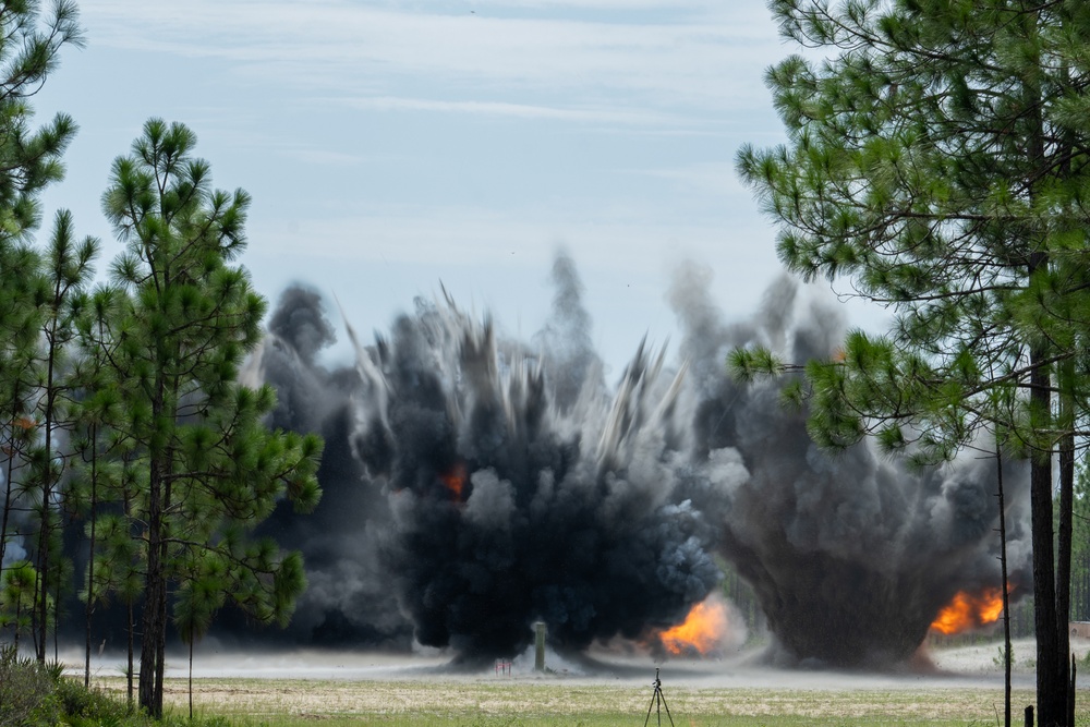 RED HORSE Practices the Art of Explosives and Safety
