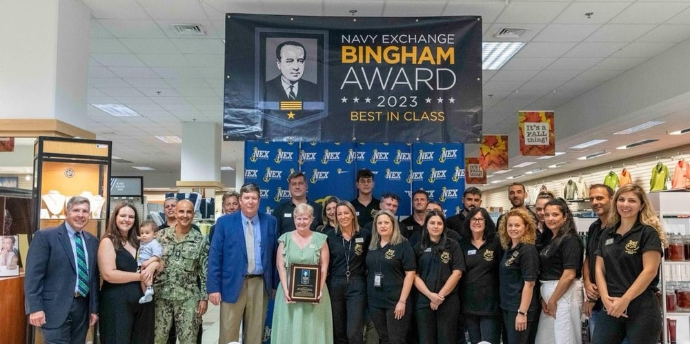 Navy Exchange Souda Bay Receives its Bingham Award