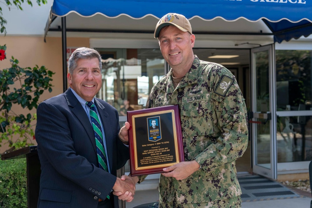 Navy Exchange Souda Bay Receives its Bingham Award