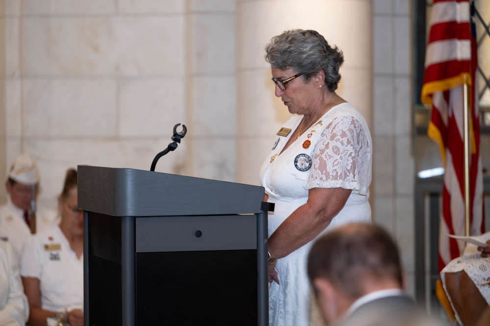 The Annual Gold Star Mother’s Day Commemoration Ceremony is Held at Arlington National Cemetery