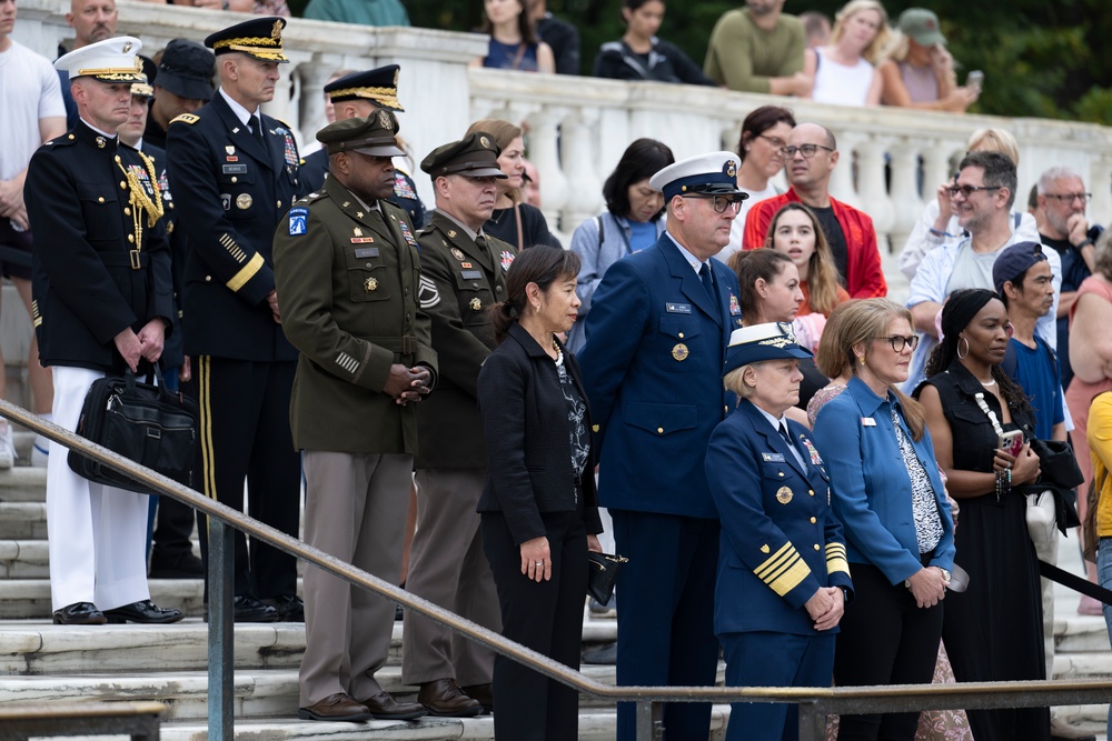 The Annual Gold Star Mother’s Day Commemoration Ceremony is Held at Arlington National Cemetery