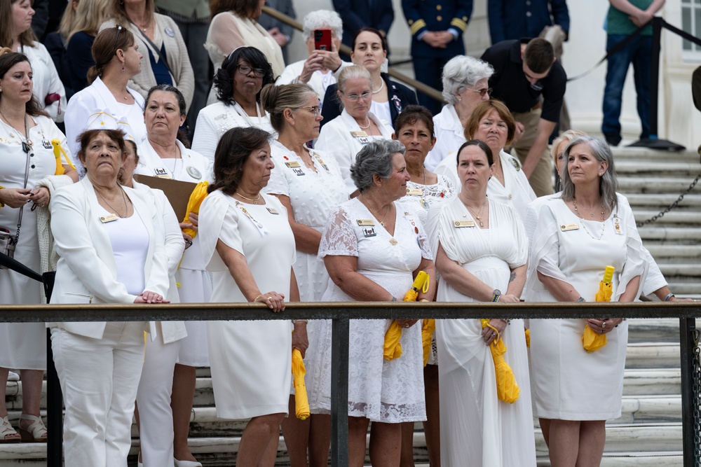 The Annual Gold Star Mother’s Day Commemoration Ceremony is Held at Arlington National Cemetery