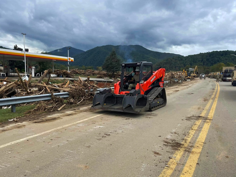 Engineers from the Tennessee National Guard continue East Tennessee recovery efforts