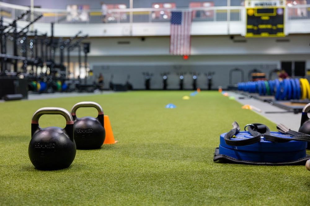 Training NCOs conduct ACFT grader training to prepare for The U.S. Army Band fitness test