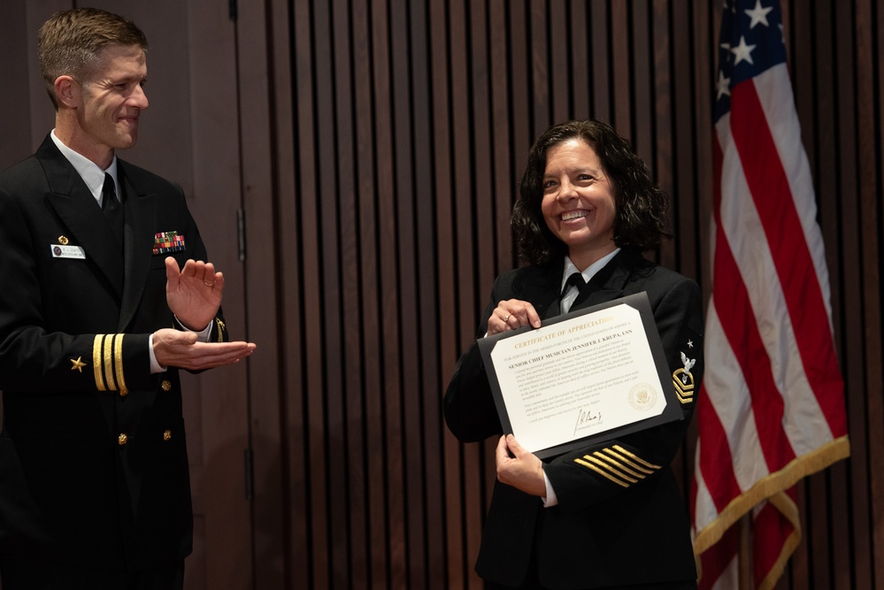 Senior Chief Jennifer Krupa Retires after 20 Years