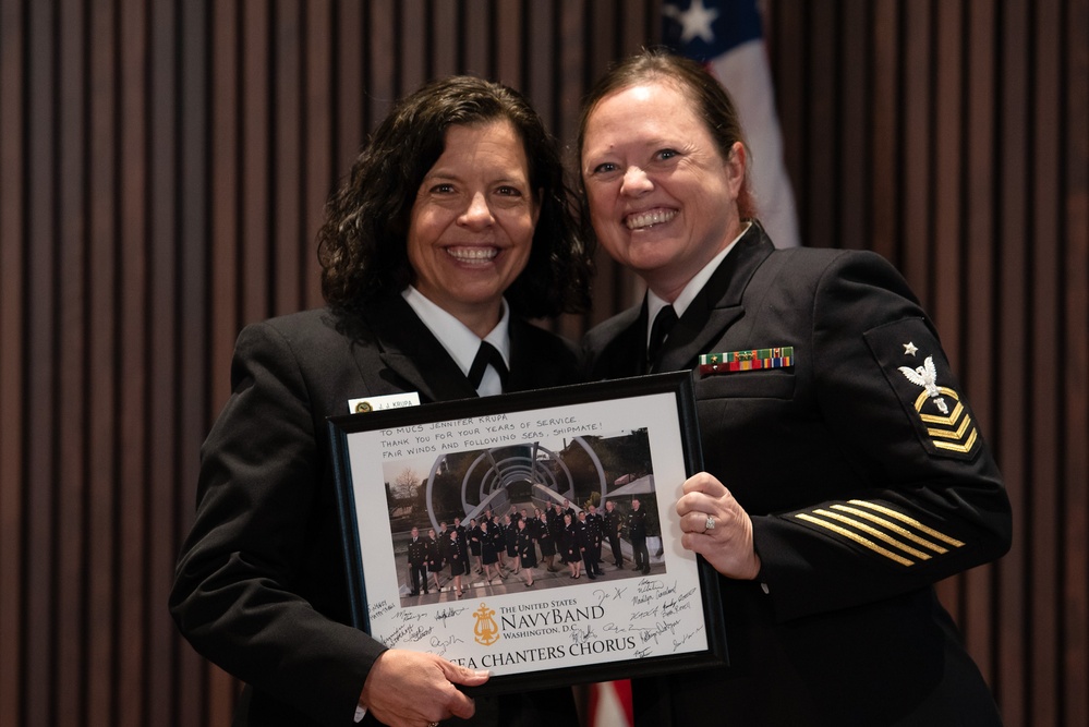 Senior Chief Jennifer Krupa Retires after 20 Years