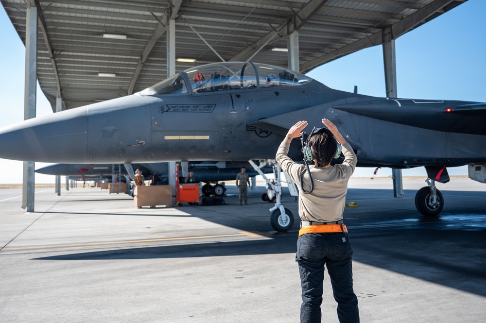 F-15E Strike Eagle completes FCF flight