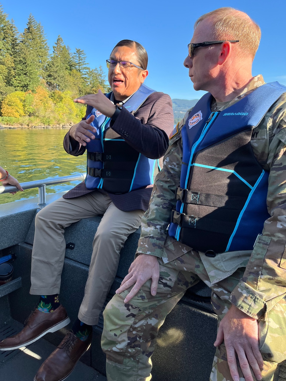 BG Hannan views Tribal fishing sites