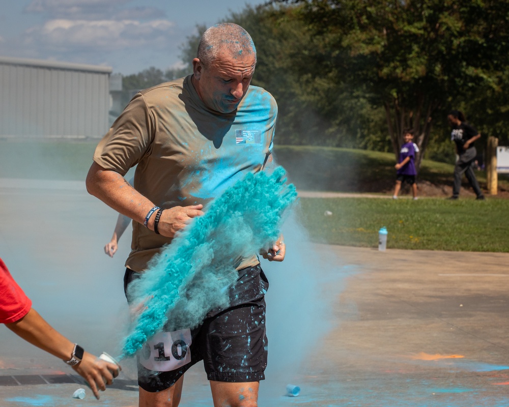 Alabama National Guard hosts Suicide Prevention Month Color Run