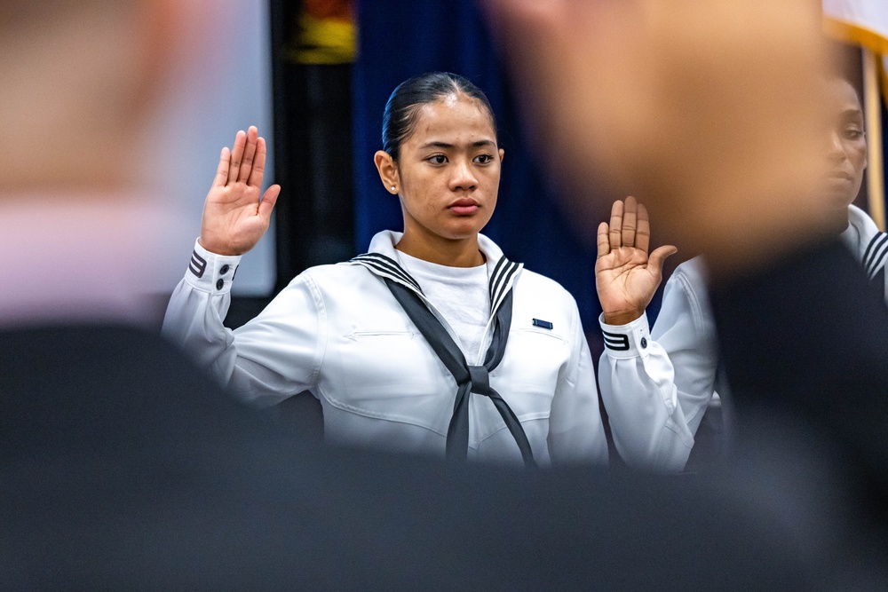 Joint Base San Antonio hosts naturalization ceremony for Sailors