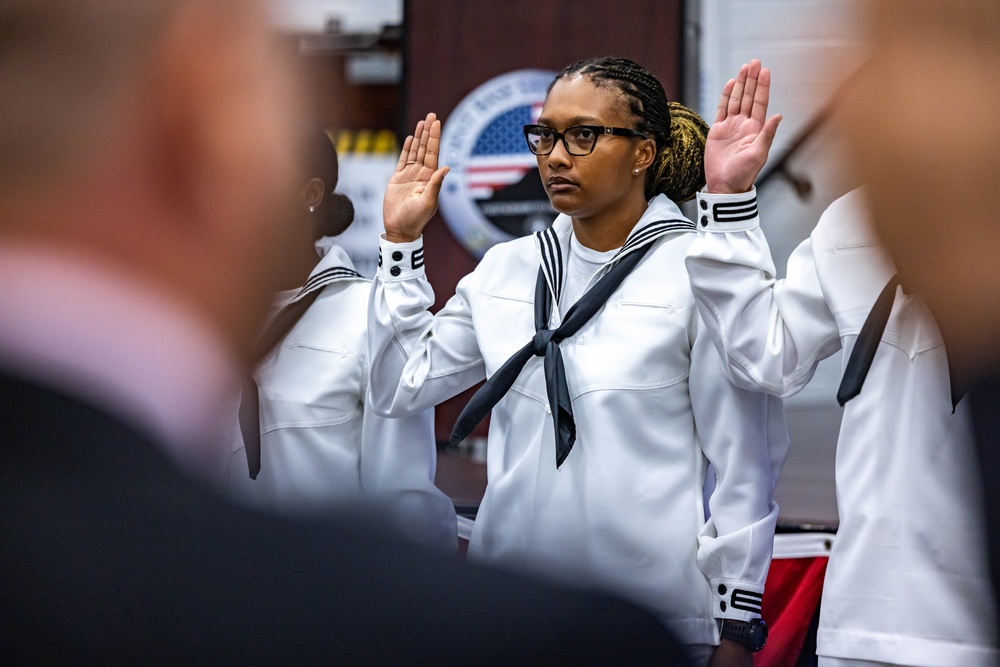 Joint Base San Antonio hosts naturalization ceremony for Sailors