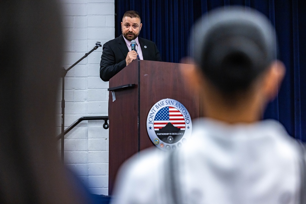 Joint Base San Antonio hosts naturalization ceremony for Sailors