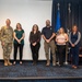 U.S. Air Force Col. Jeremy Raley, Space Vehicles Directorate commander, recognizes the Air Force Research Laboratory Human Resources team for their recent achievements at an AFRL all-call event.