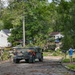 Georgia National Guard Soldiers conduct road clearing operations in Augusta