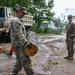 Georgia National Guard Soldiers conduct road clearing operations in Augusta