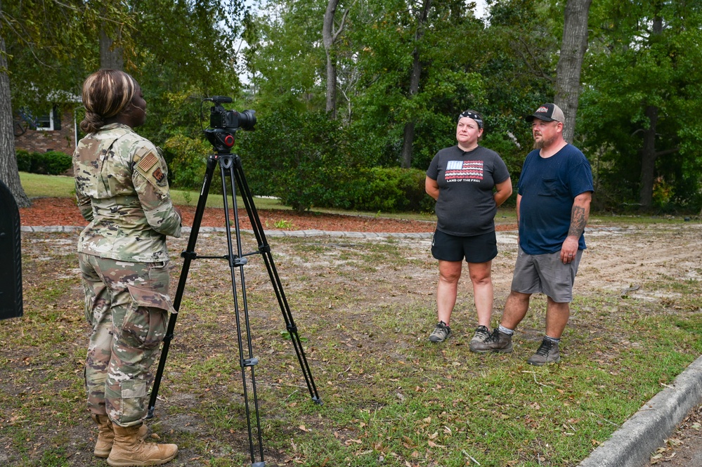 Georgia National Guard Soldiers conduct road clearing operations in Augusta