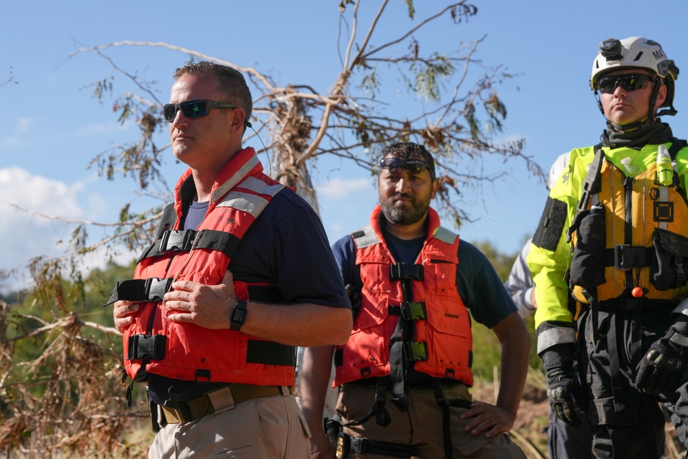 Hurricane Helene Recovery Operation in Haywood County, NC