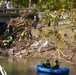 Hurricane Helene Recovery Operation in Haywood County, NC