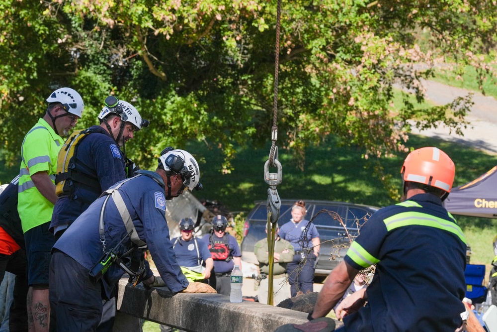 Hurricane Helene Recovery Operation in Haywood County, NC