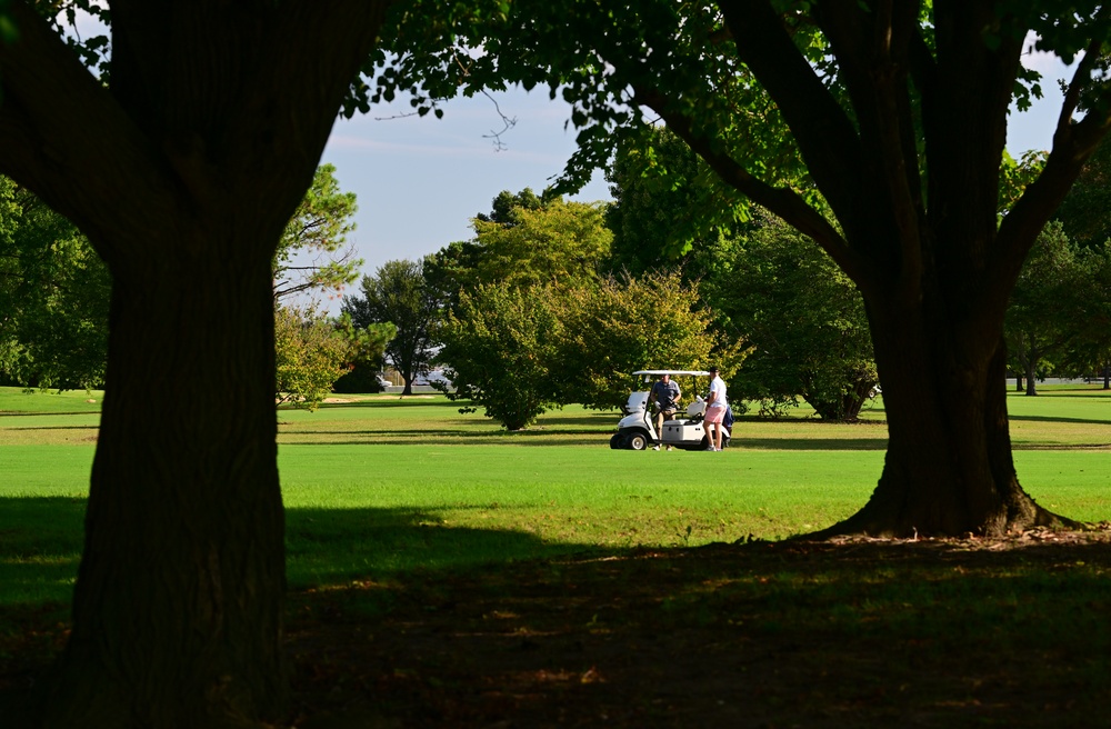 Team Dover tees off at the 2024 Bluesuiters Golf Tournament