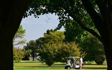 Team Dover tees off at the 2024 Bluesuiters Golf Tournament