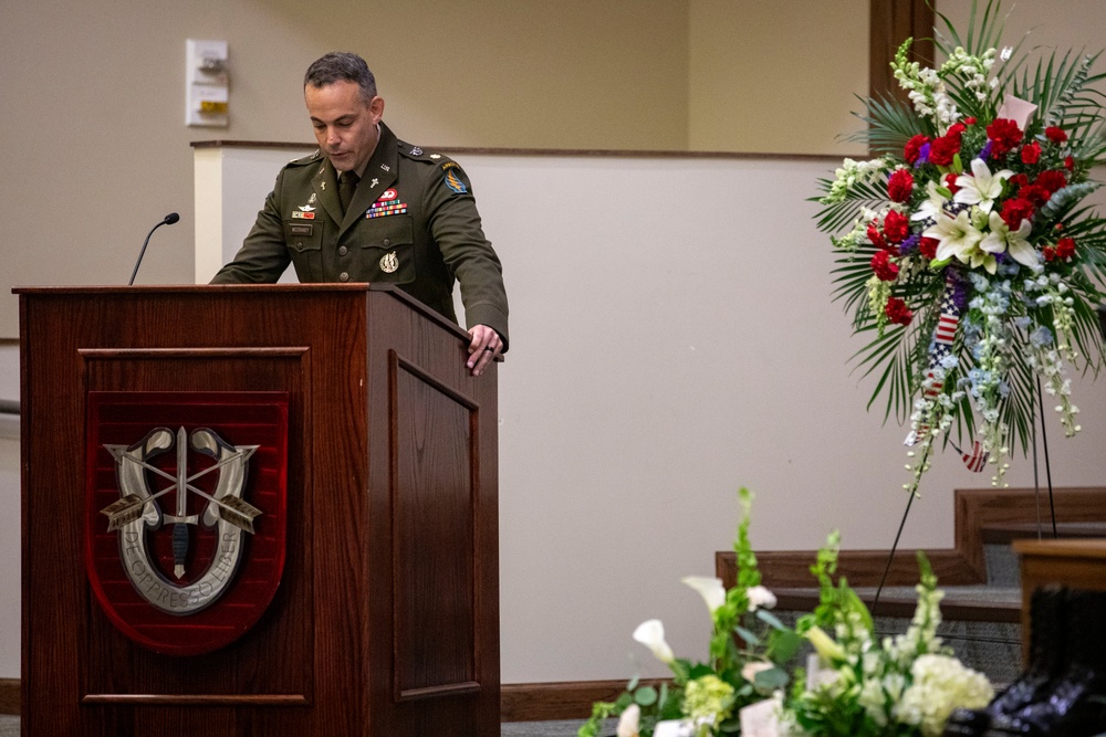 Retired U.S. Army Gen. Gary Edward Luck Memorial