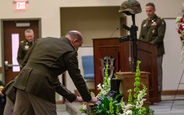 Retired U.S. Army Gen. Gary Edward Luck Memorial