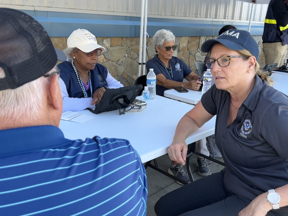 FEMA Administrator Visits a Disaster Recovery Center in Asheville