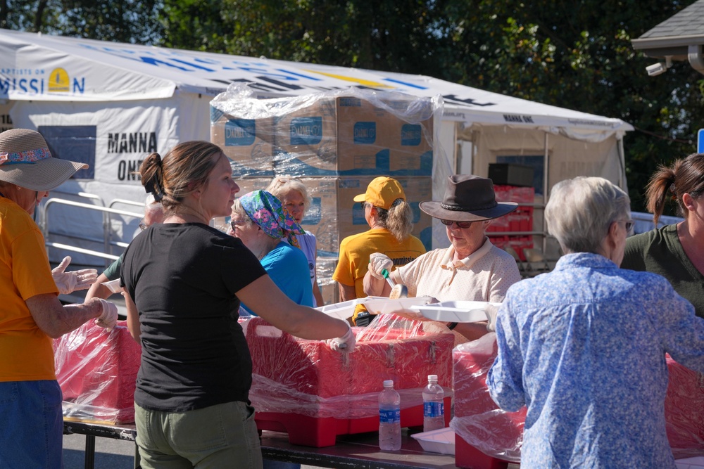 Hurricane Helene Relief Efforts: Baptists on Mission Provide Support in Marion, NC