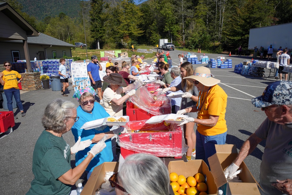 Hurricane Helene Relief Efforts: Baptists on Mission Provide Support in Marion, NC