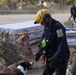 Urban Search and Rescue Team Member and Canine Handler Support Emergency Operations in Western North Carolina