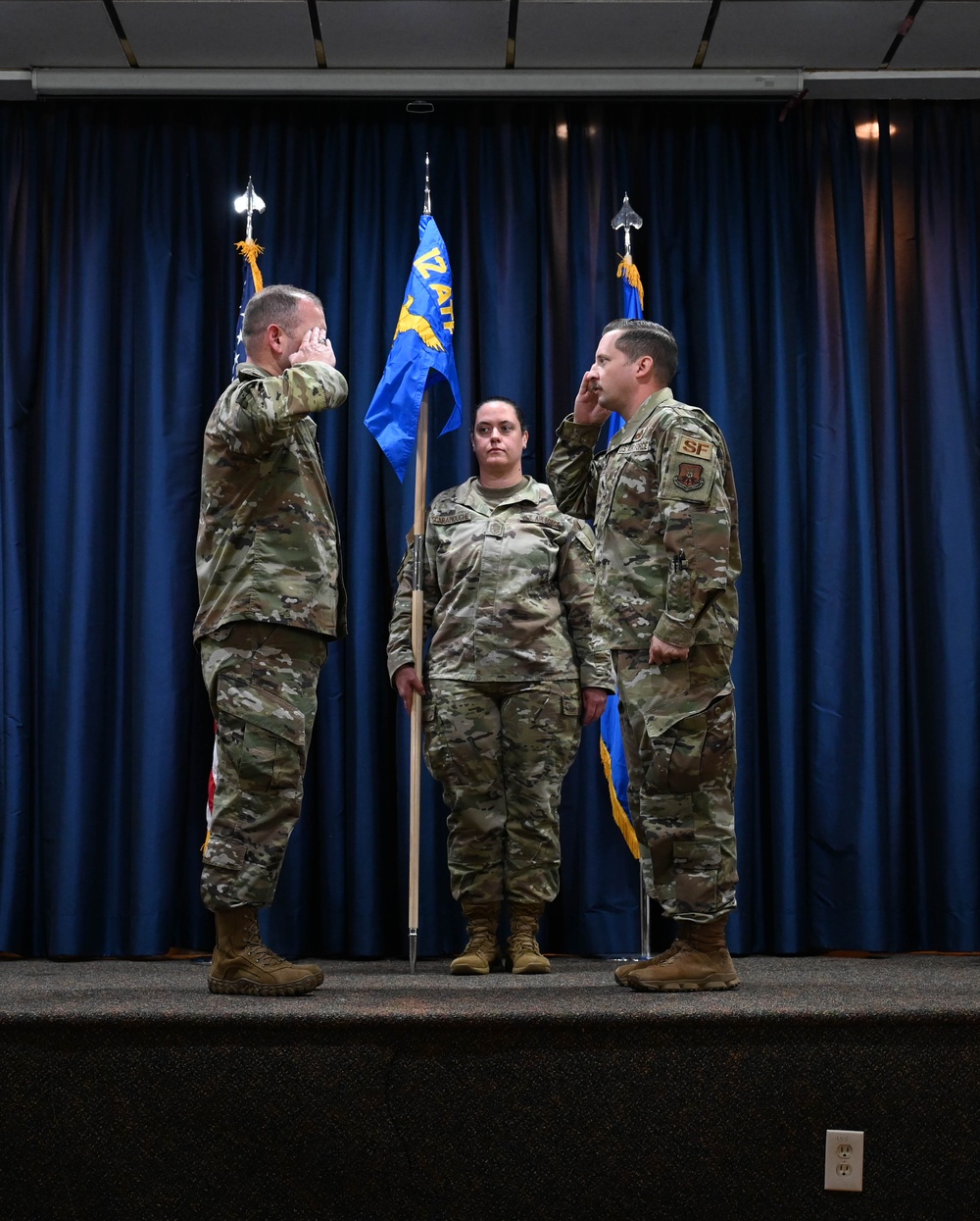 12th Combat Air Base Squadron activation ceremony