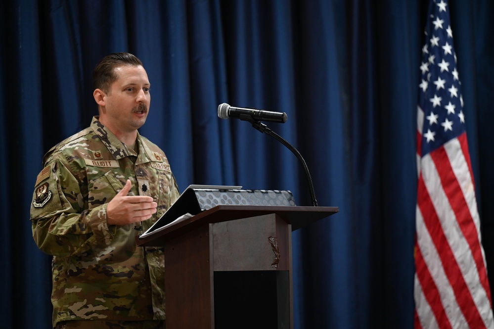 12th Combat Air Base Squadron activation ceremony