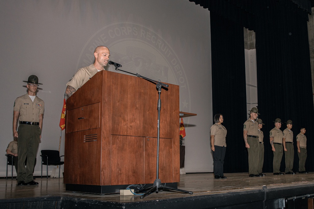 Drill Instructor School 4-24 Graduation