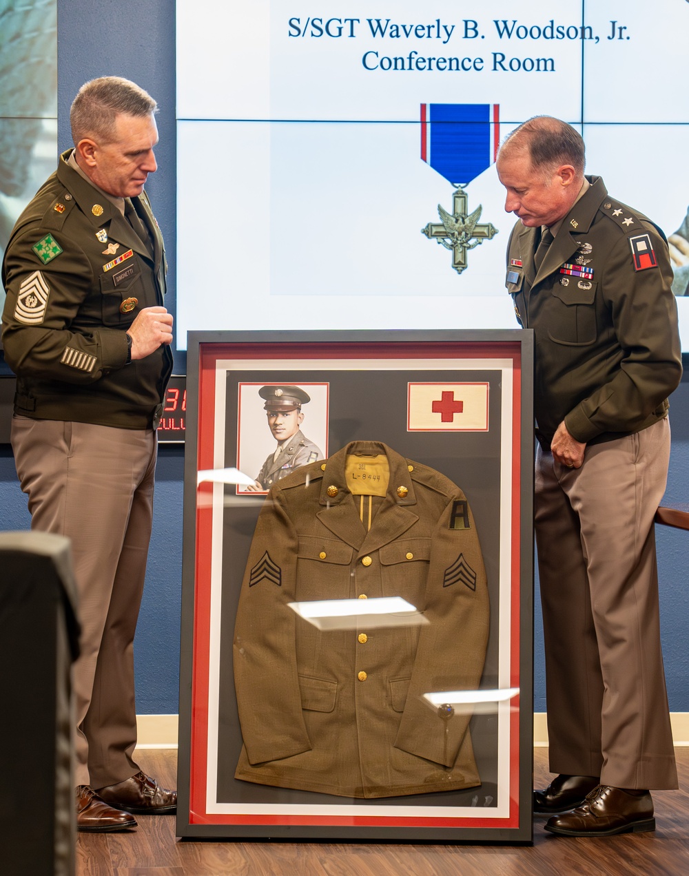 S/Sgt Waverly Woodson Conference Room Dedication