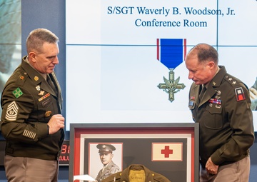 S/Sgt Waverly Woodson Conference Room Dedication