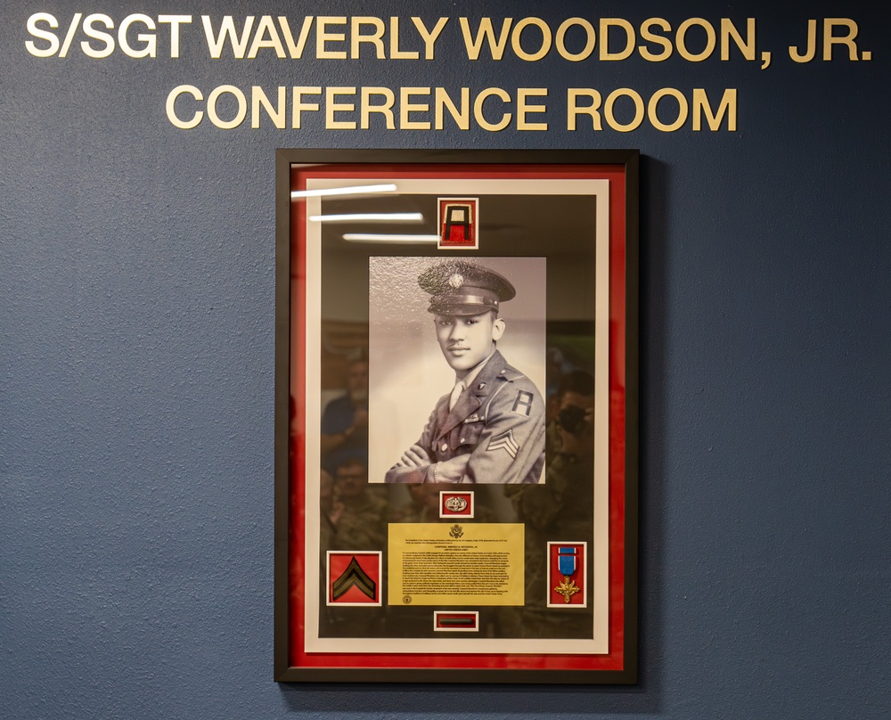 S/Sgt Waverly Woodson Conference Room Dedication