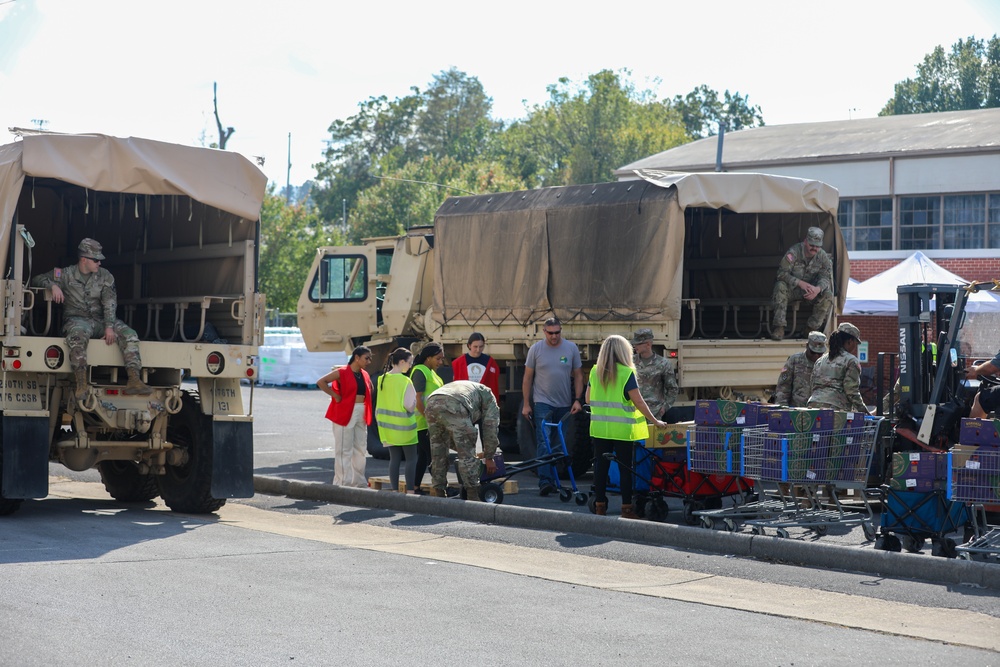 Supply mission to Hampton Valley Forge Fire Department