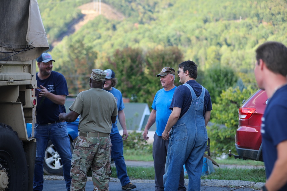 Supply mission to Hampton Valley Forge Fire Department