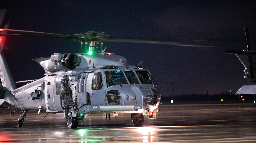 721st CRS train MRA concepts on Kadena HH-60Ws