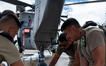 721st CRS train MRA concepts on Kadena HH-60Ws