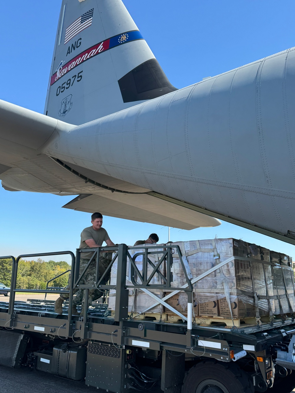 Arkansas National Guard Supplies MREs for Hurricane Helene Recovery Support