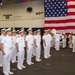 USS Ronald Reagan (CVN 76) hosts a change of command ceremony