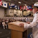 USS Ronald Reagan (CVN 76) hosts a change of command ceremony