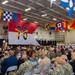 USS Ronald Reagan (CVN 76) hosts a change of command ceremony