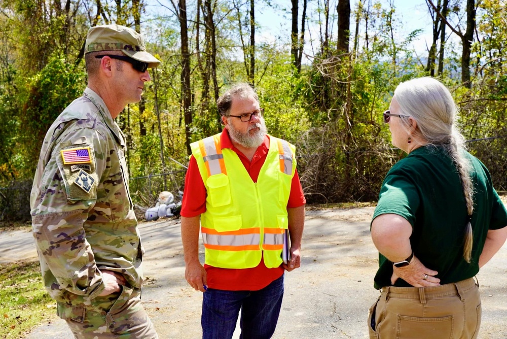 Col. Morgan meets with local leaders