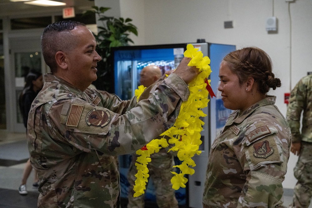 Team Hickam personnel returns from Kadena Air Force Base deployment