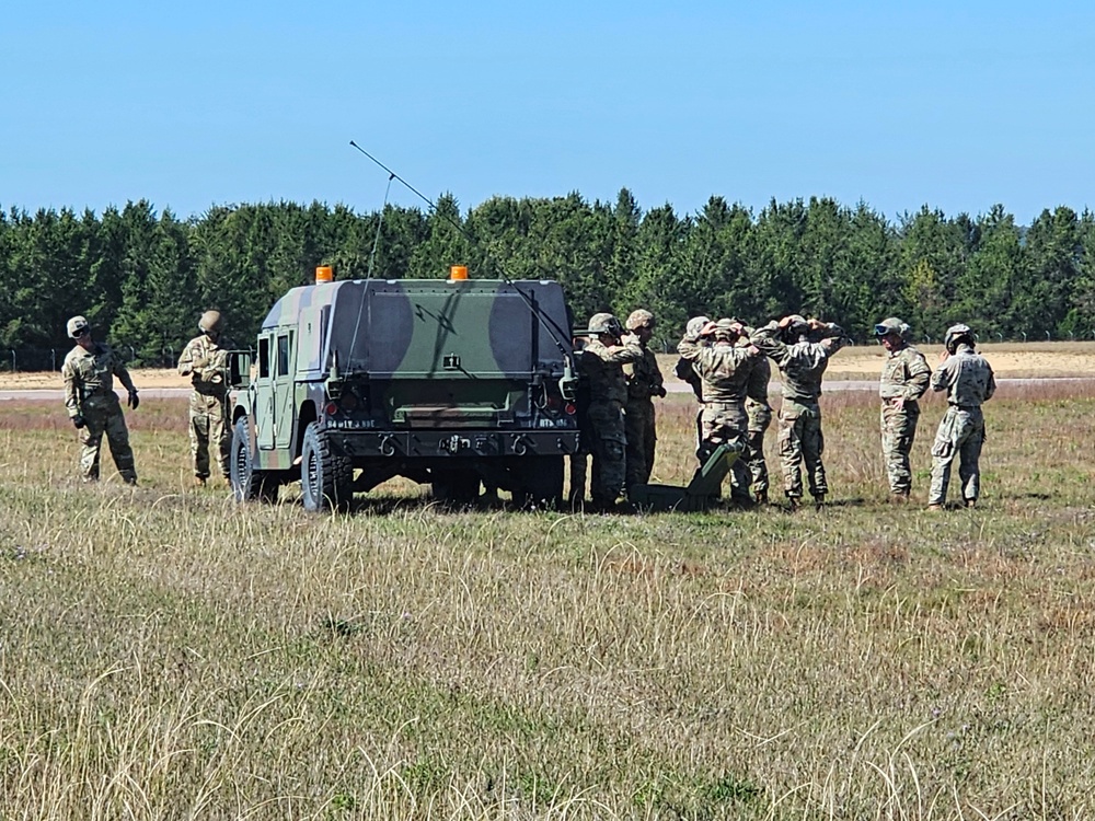 89B sling-load training operations at Fort McCoy